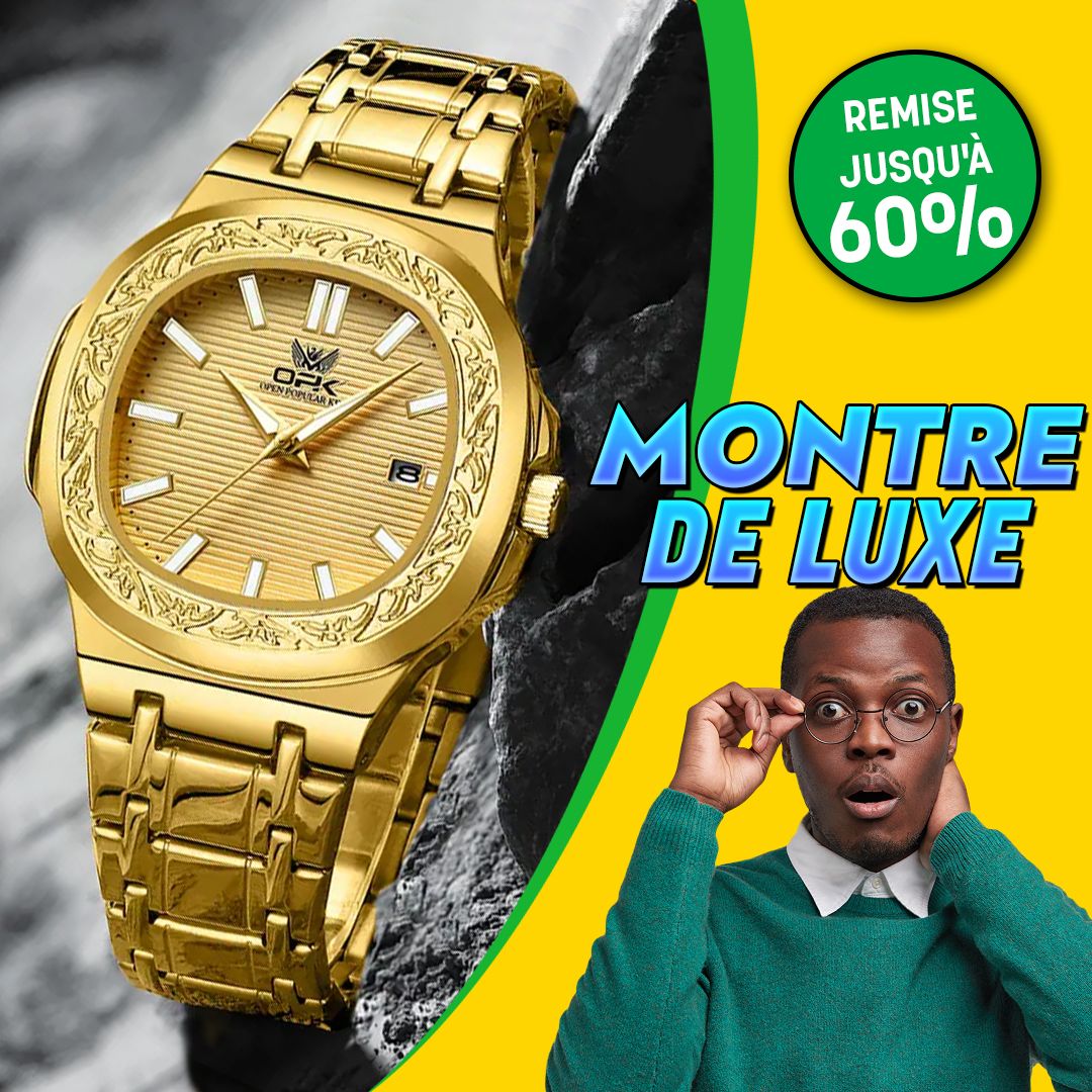 Luxury OPK Gold Watch for Men-CNG