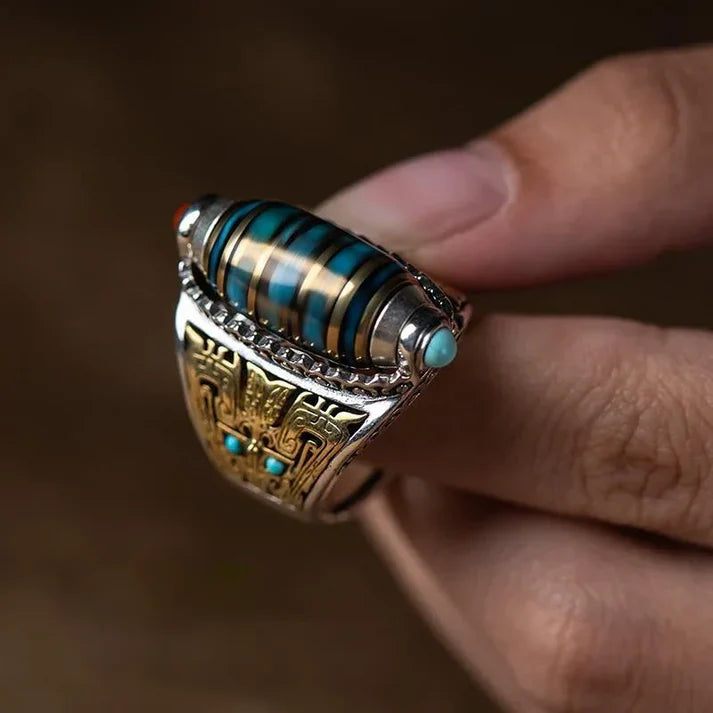 Bague dragon rotative-GNK