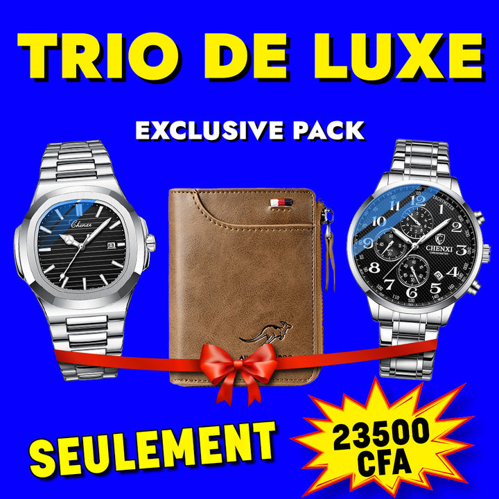 Trio Pack - 2 Luxury Watches + 1 Wallet ⏳ 24h-COD