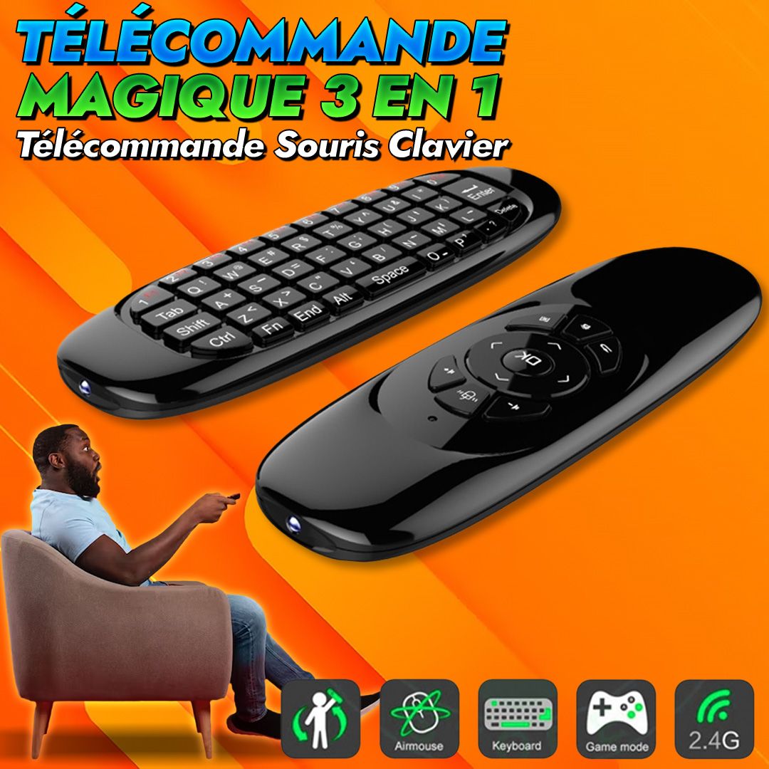Télécommande Magique 3 en 1 - Air Mouse-COD