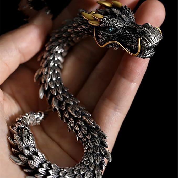 Bracelet dragon en Acier Inoxydable vintage-COD