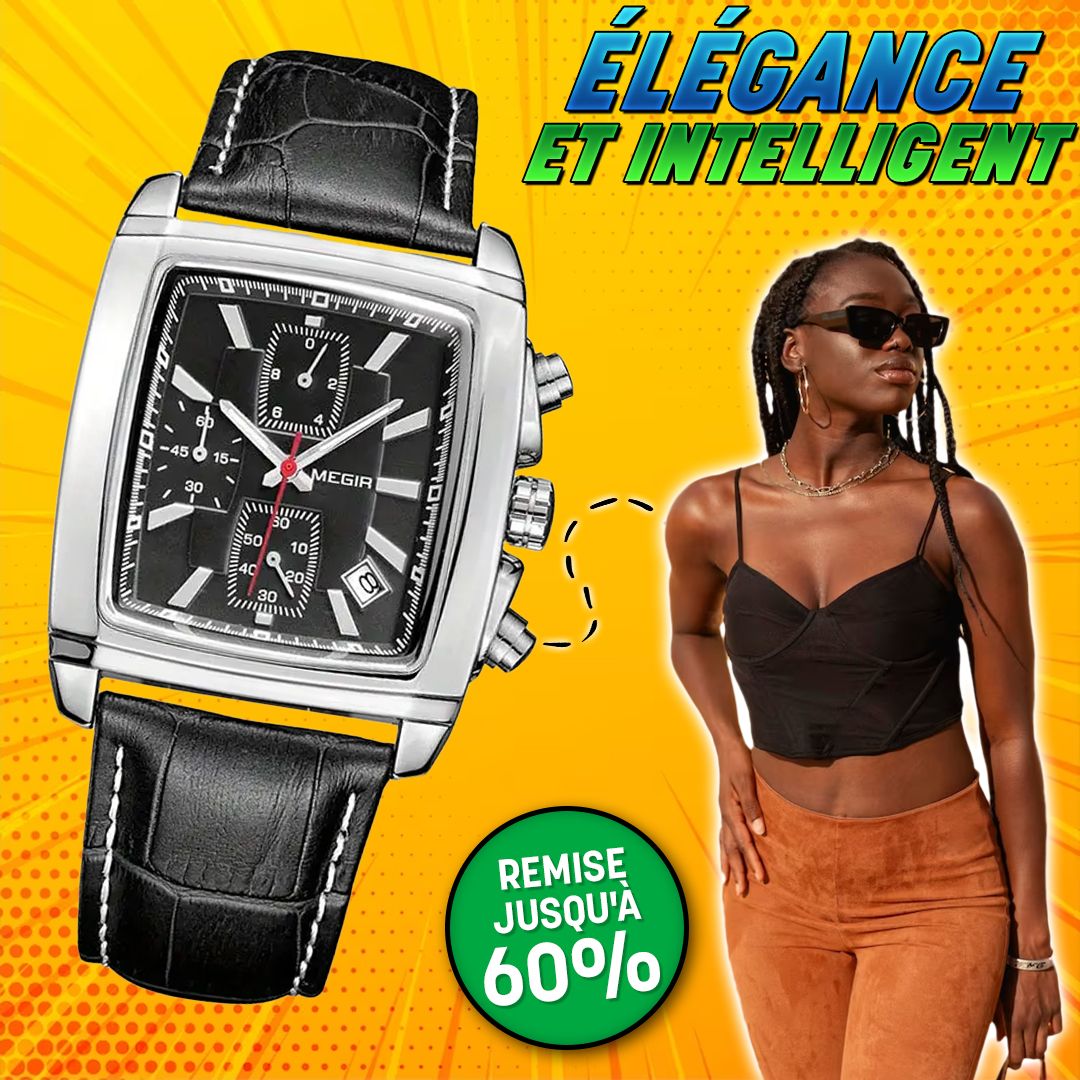 Montre MEGIR de luxe pour homme-gnk