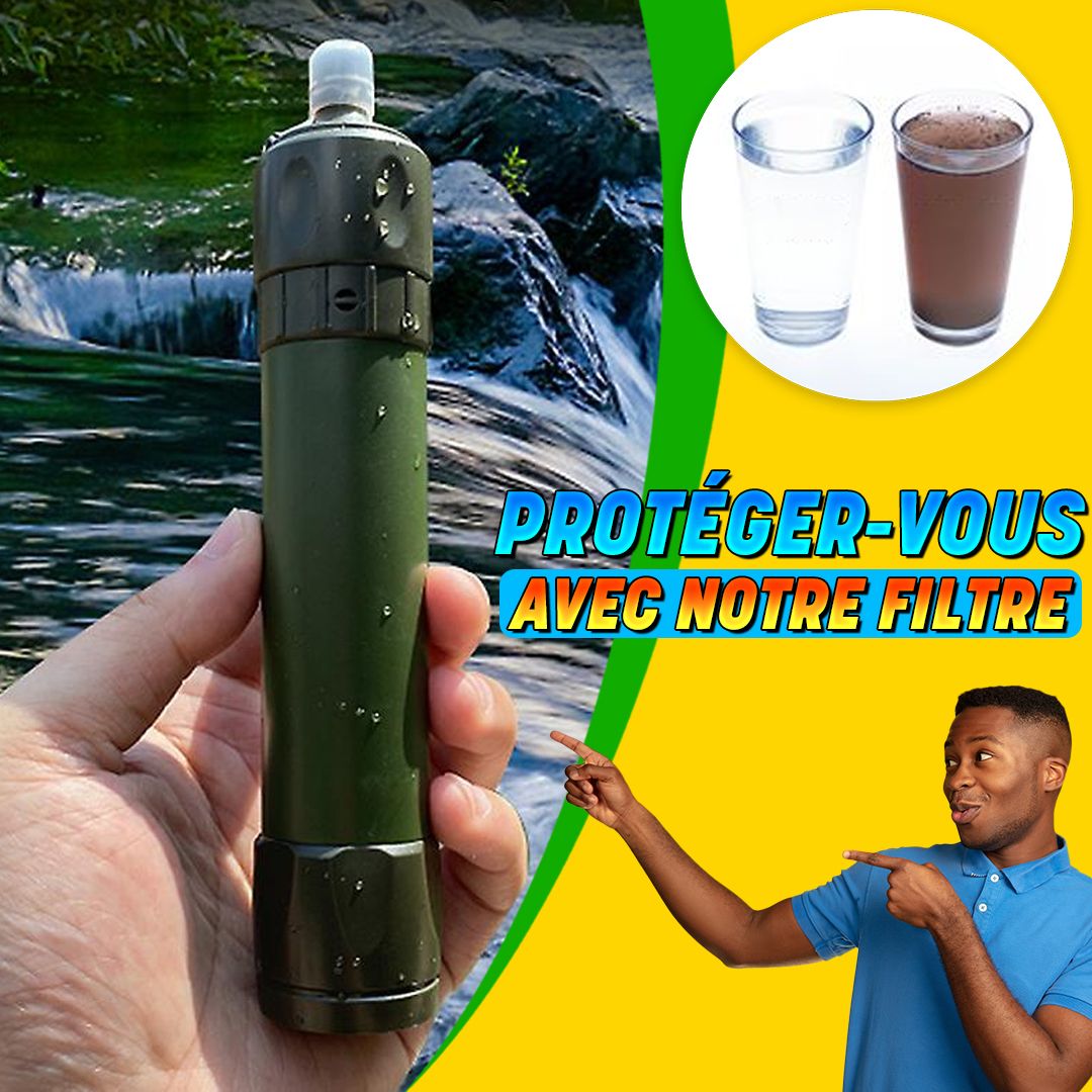 Mini Camping CNG Purification Water Filter Straw
